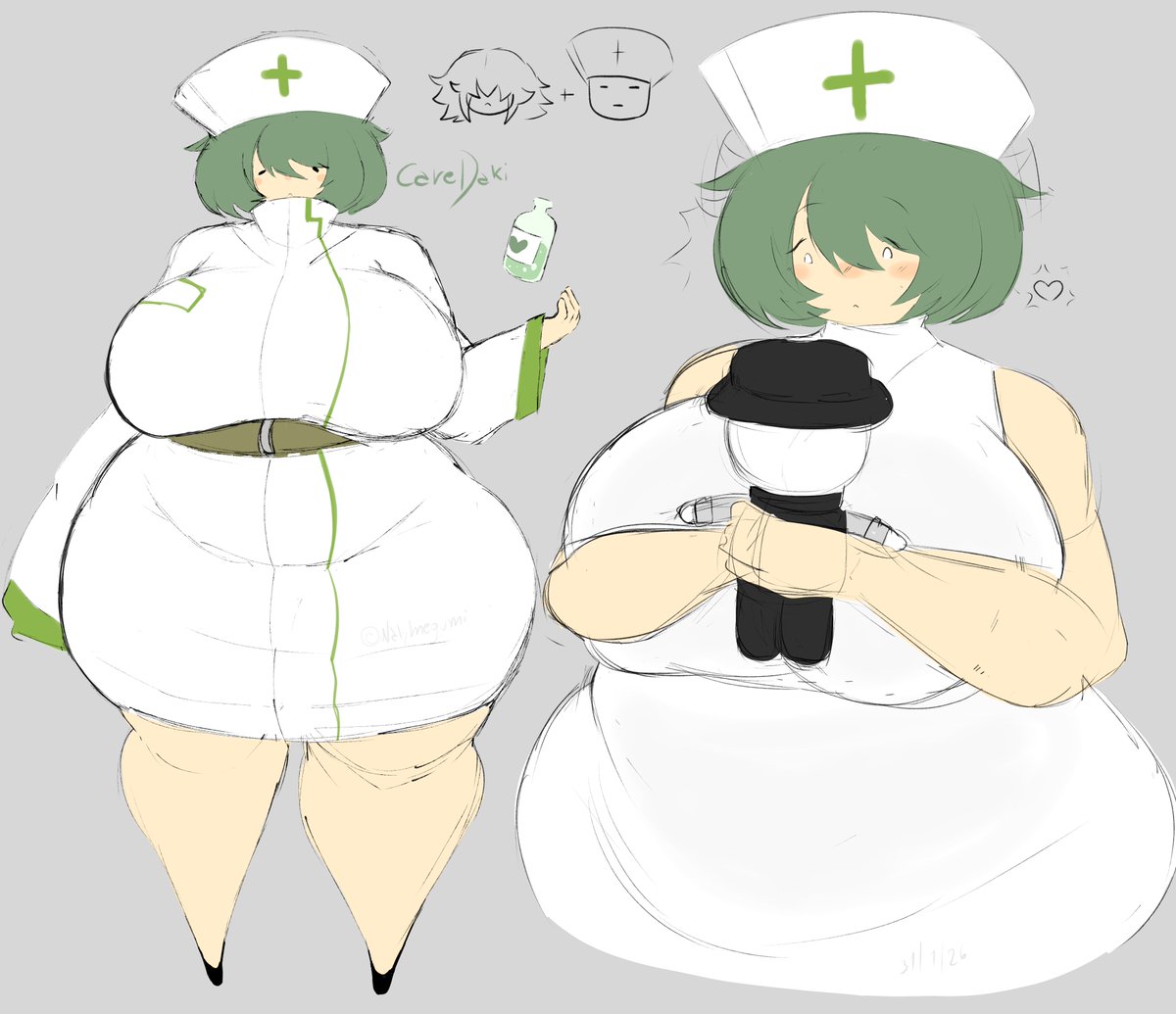 Nalymegumi_'s tweet image. First post of the year and I did this out of boredom hehe

#dieofdeath #oc #drawingart #draw