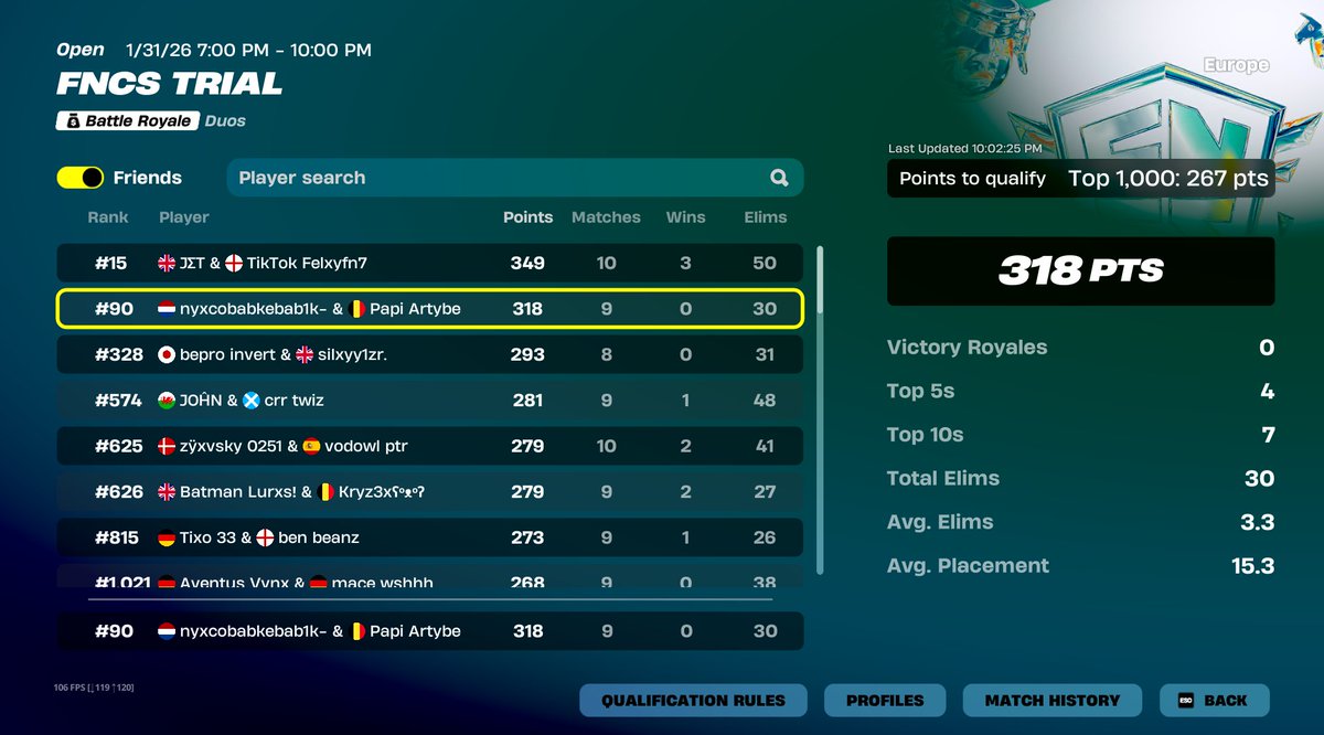 qual div 2 w/ arty 👑

lock in now