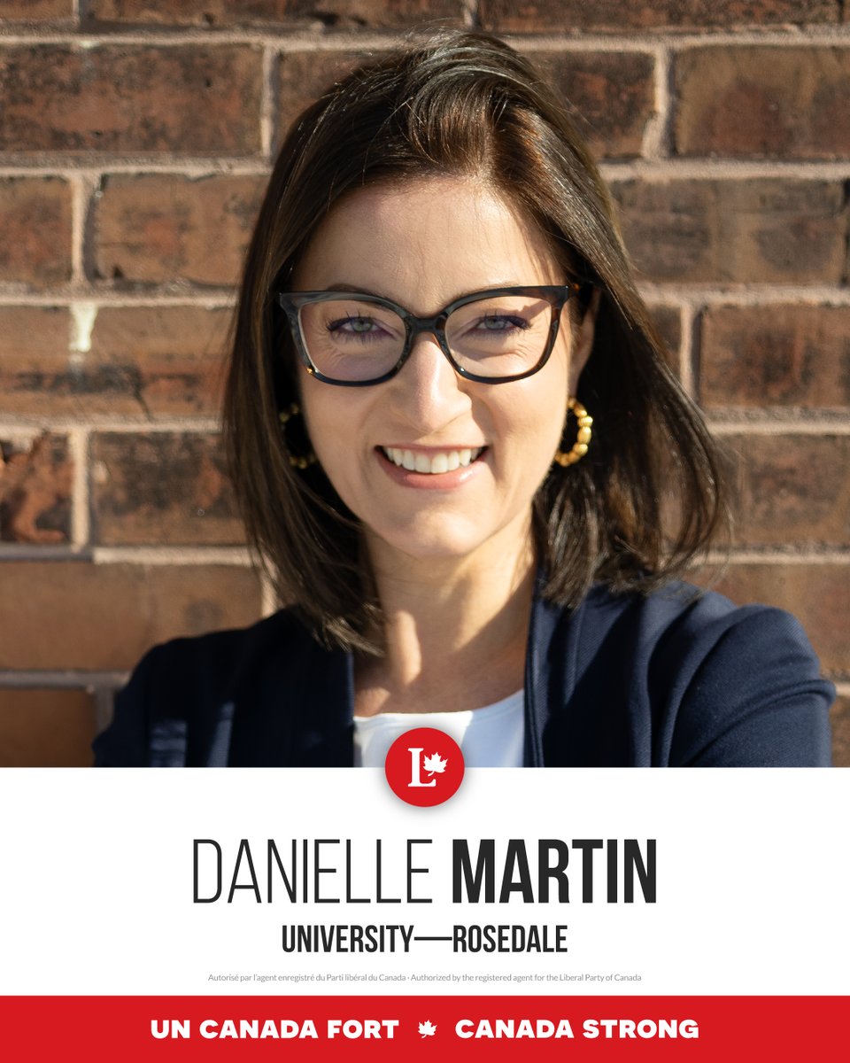 parti_liberal's tweet photo. Danielle Martin est une médecin de famille expérimentée et leader dans le domaine des soins de santé qui a des racines profondes dans University—Rosedale.

Nous sommes ravis de l’accueillir comme candidate libérale à la prochaine élection partielle. https://t.co/U1KlgLvmyM