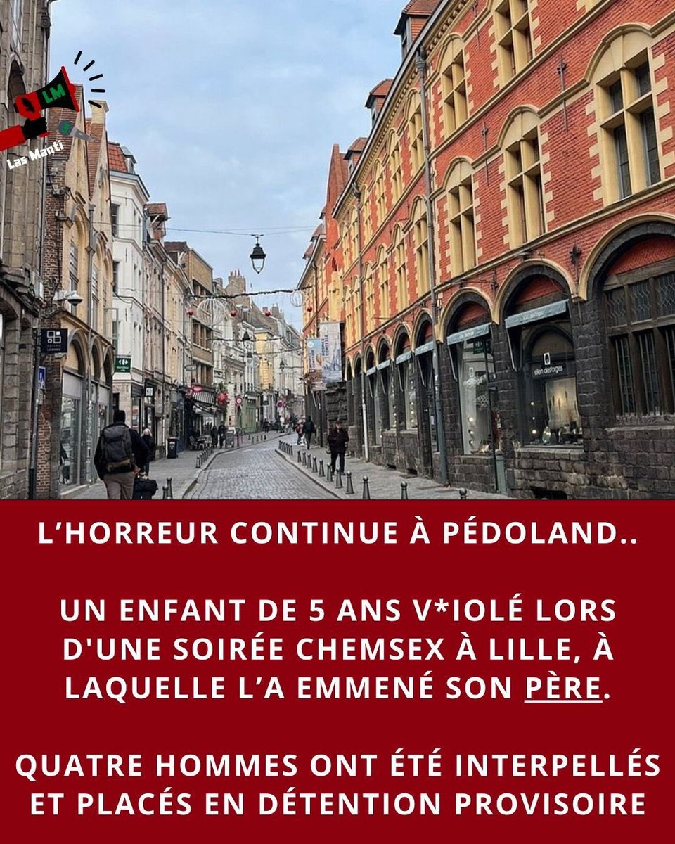 Un enfant de 5 ans, livré en pâture à des monstres lors d'une soirée chemsex à Lille. Son propre père, complice abject, a permis que ce petit garçon subisse plusieurs viols par quatre autres hommes, tous sous l'emprise de drogues de synthèse. Pire encore, une vidéo des sévices a