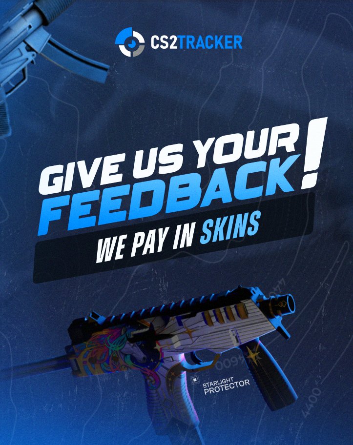 Try our site and drop feedback/suggestions — we’ll reward you with CS2 skins 💬🎁