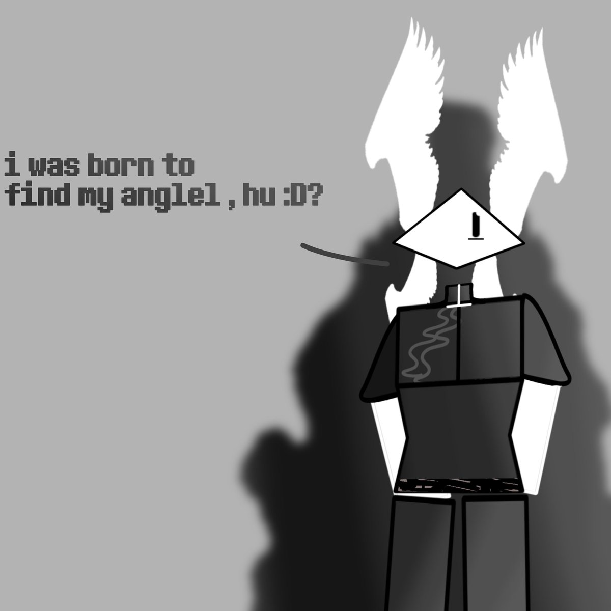 FireBrickFox's tweet image. Since i have nothing to do, i draw my friend's OC

(because… why not?)