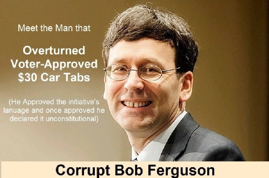 Ecrow69's tweet photo. @JayInslee Everyone remember this? Jay Insleeze and Turd Ferguson overturned the will of all Washingtonians? 🤔 https://t.co/iUzJaYhsG5