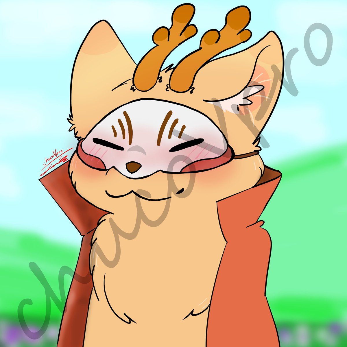ChucoVpro's tweet photo. Sibuxiang! 
Normal and Blush version

#sibuxiang #FabulousBeasts #fanart #furry https://t.co/mh66CSVoHy