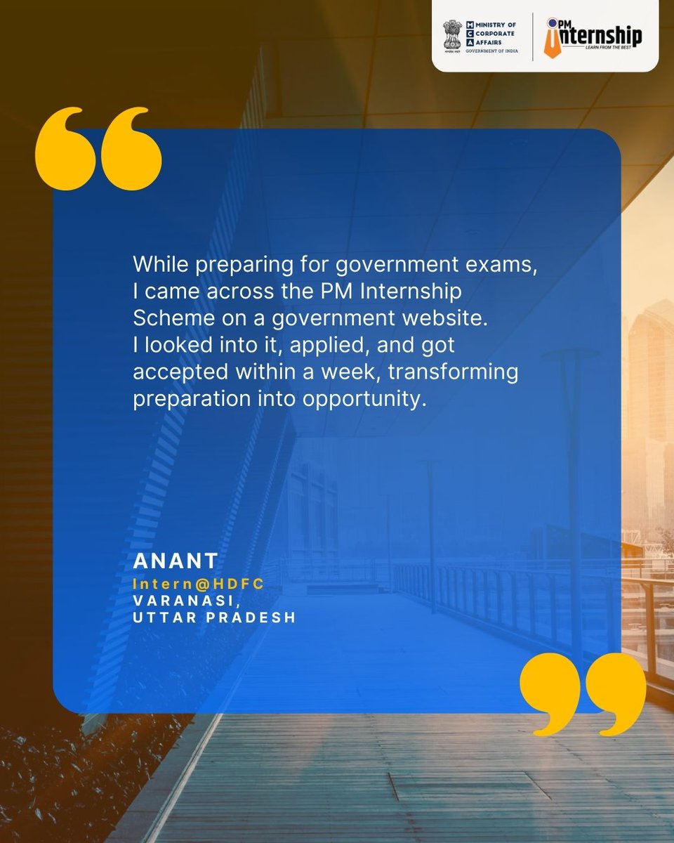 PM Internship Scheme tweet media