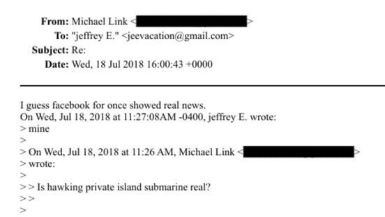 🚨 BREAKING: Stephen Hawking Participated in Multiple Epstein Parties.

Leaked email correspondence from the Epstein files reveals shocking details regarding the physicist’s time on the private island.
The Leaked Exchange:

🔹 Question: “Is hawking private island submarine real?”