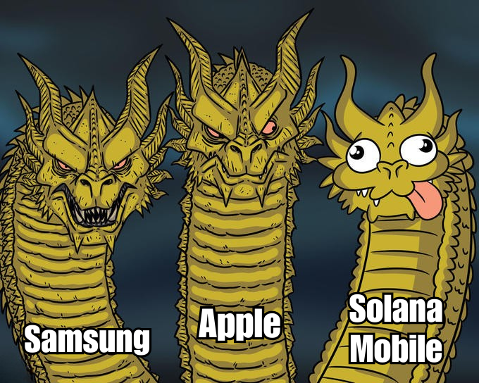 RealPengo's tweet image. The @SillyDragonMeme is based on the famous King Ghidorah template: two heads are serious and fearsome, while the third one (Silly) is derpy and chaotic. It’s the perfect format for joking about conflicting ideas or pure chaos.

Solana co-founder Anatoly Yakovenko (@toly)