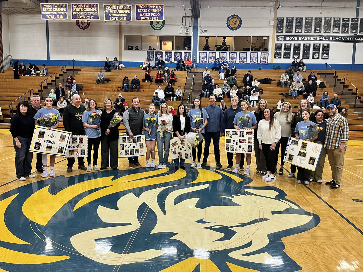 LTHS_Athletics's tweet photo. Congratulations and thank you to all of our seniors in the girls basketball program.   Your leadership and efforts have been amazing over the last four years. https://t.co/5ffOh0mHL5