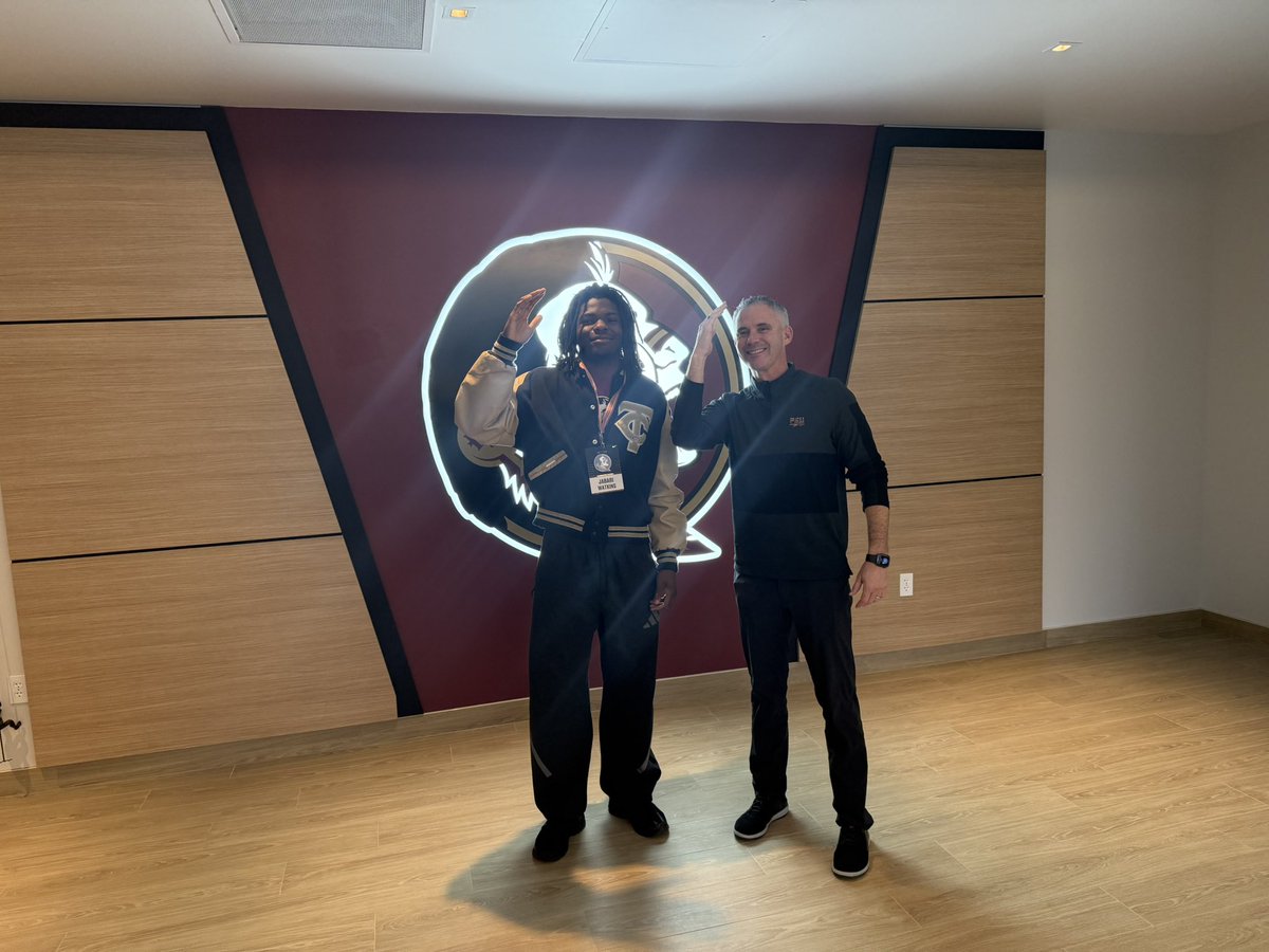 jabariwatkins18's tweet photo. Had an amazing time visiting Florida State today!! #Gonoles https://t.co/otmfL6lyfN
