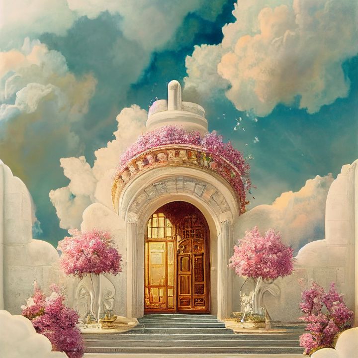 AmusedCuriosity's tweet photo. Art of the Day! "Archangel Archway". Buy at: https://t.co/aEkUNiDbr3 https://t.co/Jy8l56VYDi