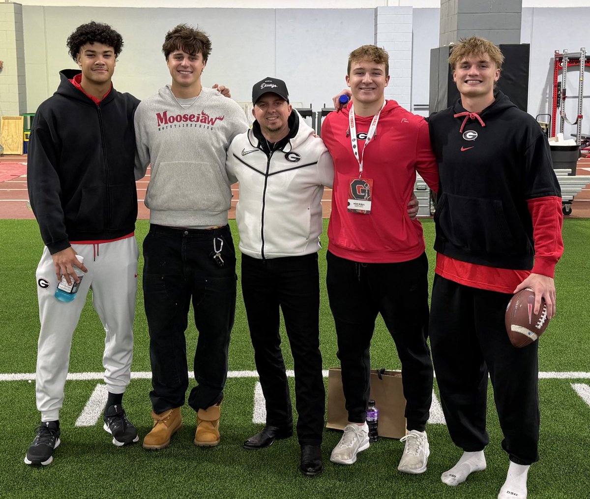 Had a great day in Athens!! <a href="/KirbySmartUGA/">Coach Kirby Smart</a> <a href="/coach_thartley/">Todd Hartley</a> <a href="/GeorgiaFootball/">Georgia Football</a> <a href="/RustyMansell_/">Rusty Mansell</a> <a href="/JeremyO_Johnson/">Jeremy Johnson</a> <a href="/jeffsentell/">Jeff Sentell</a> <a href="/benjaminwolk/">Benjamin Wolk</a>