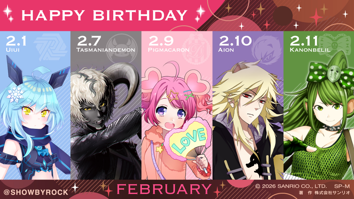 SHOW BY ROCK!!公式SB69 tweet media