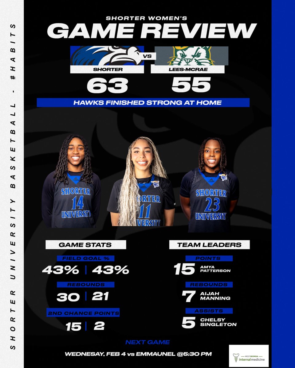 Shorter University Women’s Basketball tweet media
