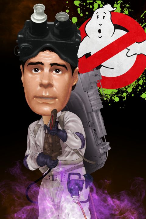 rivermiker's tweet photo. Art of the Day! "Ghostbuster Ray Stantz". Buy at: https://t.co/UEbciYN8YJ https://t.co/ZnJbIF2WgM