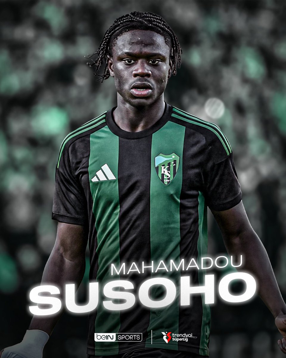 beINSPORTS_TR's tweet photo. 🟢⚫ Kocaelispor, Manchester City'den Mahamadou Susoho'yu kadrosuna kattı!

#TrendyolSüperLig #beINSPORTS https://t.co/jdVWPHabJG
