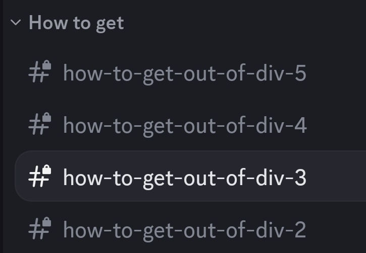 !! MY MASTERCLASS DIV TIPS ‼

- how to get out of div 5 🏆
- how to get out of div 4 🏆 
- how to get out of div 3 🏆
- how to get out of div 2 🏆

EVERYTHING FOR FREE 
❤️ + RT = INVITE TO DISCORD