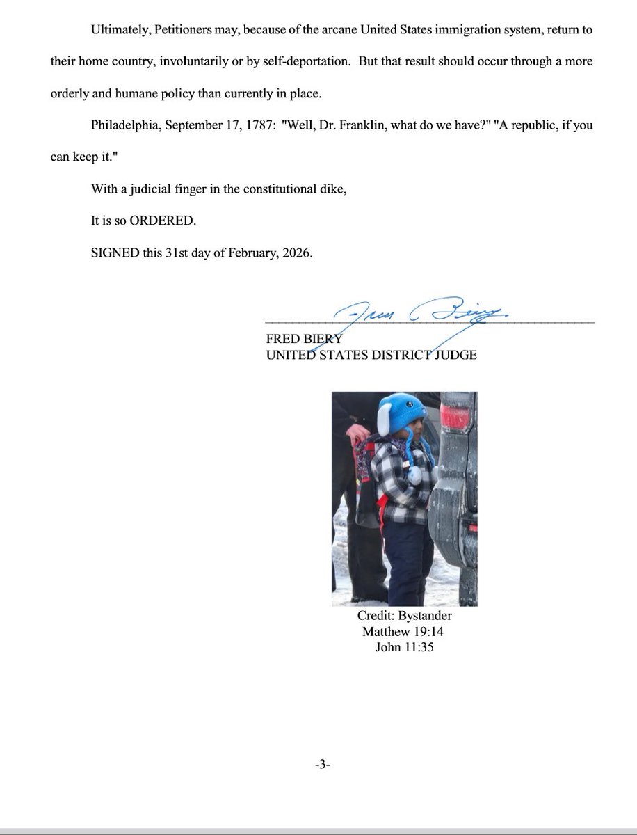 "Observing human behavior confirms that for some among us, the perfidious lust for unbridled
power and the imposition of cruelty in its quest know no bounds and are bereft of human decency. And
the rule of law be damned."

storage.courtlistener.com/recap/gov.usco…