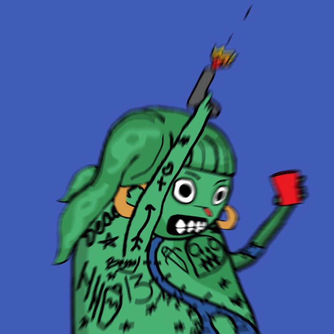 Charts are red but <a href="/Deadfellaz/">Deadfellaz</a> are green. Have a wonderful weekend friends.