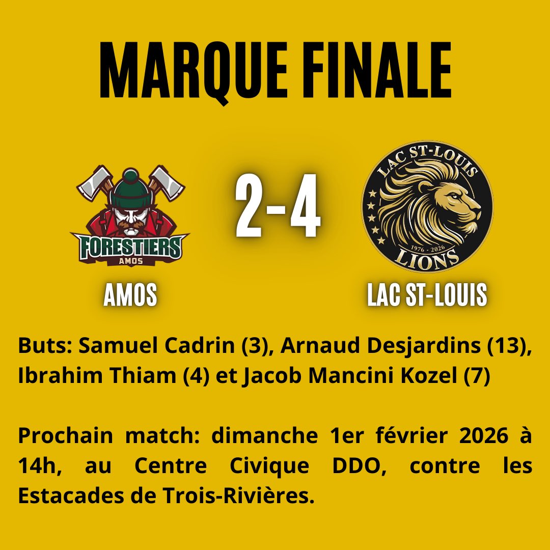 Lions Lac St-Louis M18 AAA tweet media