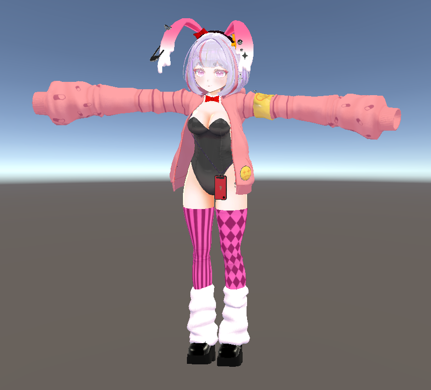 SttF_Done's tweet photo. まつりちゃん対応SicklyBunny進捗
マテリアルを各種工夫して、Unity上でいろんな色に調整できるようにしました。いよいよ発売間近!#b3d #VRChat #VRC_AILE https://t.co/mIFwL3HATG