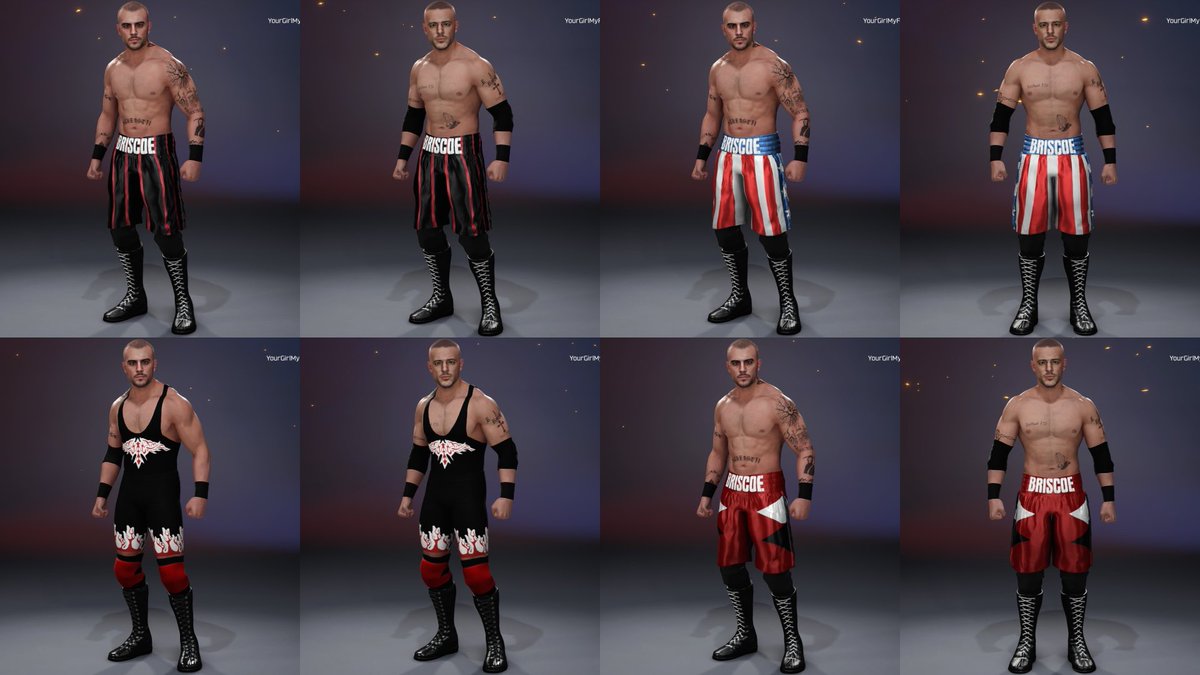 iBudsMoves's tweet photo. The Briscoes (@jaybriscoe84 & @SussexCoChicken) Are Now Available On #WWE2K25 Next Gen Community Creations!
Attires: Jmezza812/ Jackets & Bandanas: Shawn (Motor_City_Saint)
Face Textures: @ConMakesCaws
Tattoos: @INDPspirit & @theEvolutionIV
#ROH #ForeverIndy #RingOfHonor https://t.co/uXqHL9lkWF
