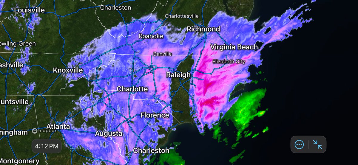 forecaster25's tweet photo. Absolutely brutal look for Raleigh 😭 https://t.co/zv1JS8Hvtd