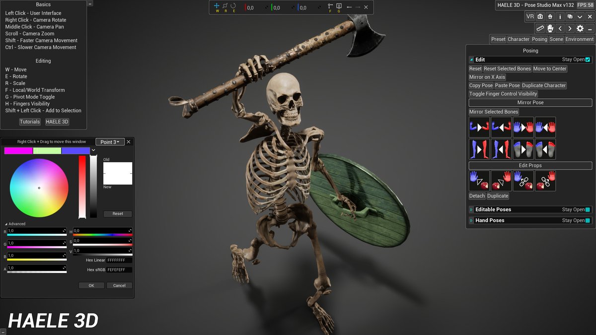 HAELE 3D - Anatomy Drawing Reference Tools tweet media