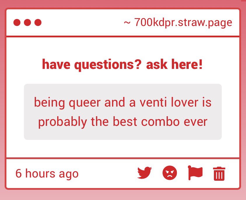 700kdpr's tweet photo. it is stranger i luv being queer n a venti lover retweet if u also luv being queer n a venti lover https://t.co/mQEV8o87Nm