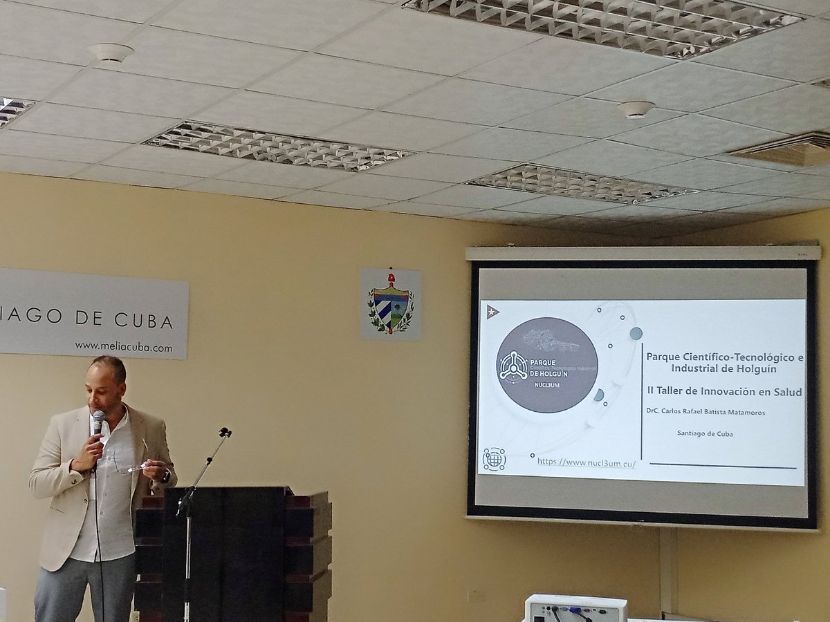 suniel_johnson's tweet photo. II Taller de innovación por la Salud del Programa territorial de desarrollo de productos y servicios de salud. Espacio de socialización científica y de apertura de innovaciones que se pueden introducir en la Atención Primaria de Salud en la región. #SantiagodeCuba #CubaEsSalud https://t.co/F5FY1iK65S