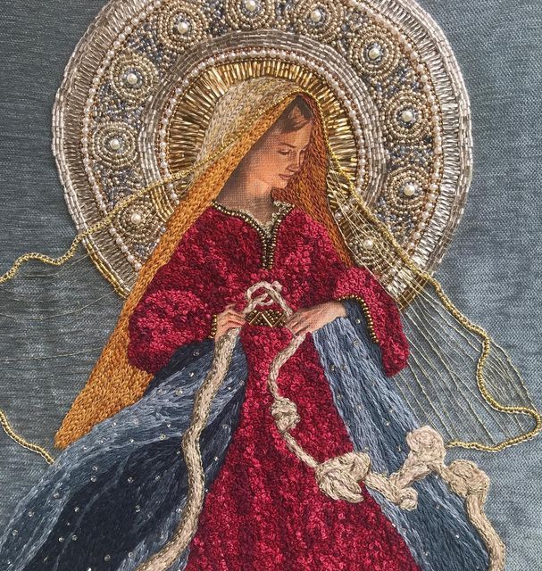 RosaryQuotes123's tweet image. Our Lady Undoer of Knots, Pray for Us