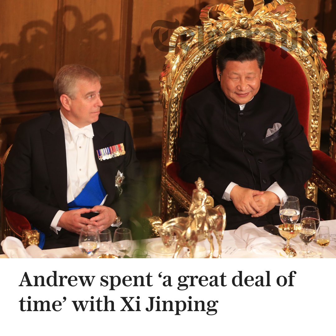 RT by @mikenov: 🇨🇳 Epstein emails claim former Duke of York had significant exposure to top Chinese officials Read the latest findings at the link below 👇  pic.