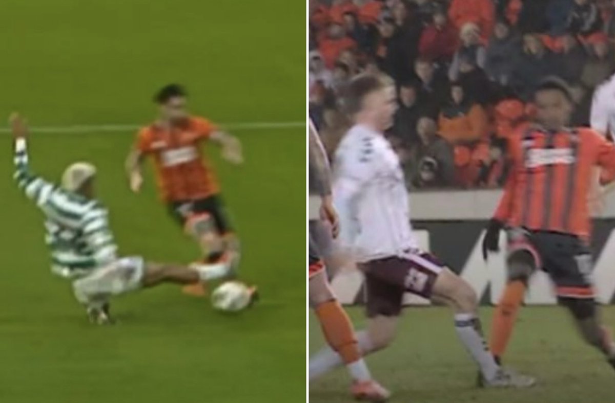 Scottish VAR thinks one of these is a red card. I look forward to Colum tying himself in knots contradicting everything he said defending the decision on the left 2 weeks ago. Absolutely fucking pathetic.