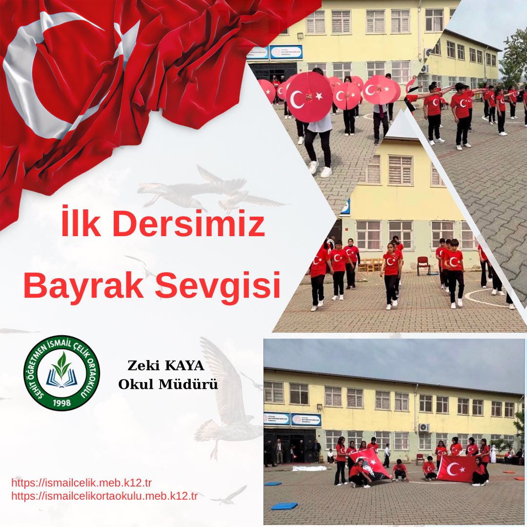 İlk Dersimiz Bayrak Sevgisi

<a href="/tcmeb/">Millî Eğitim Bakanlığı</a> <a href="/Yusuf__Tekin/">Yusuf Tekin</a> <a href="/Dr_KemalKzlkaya/">Dr. Kemal KIZILKAYA</a> <a href="/saz_ilhan/">ilhan SAZ 🇹🇷</a>