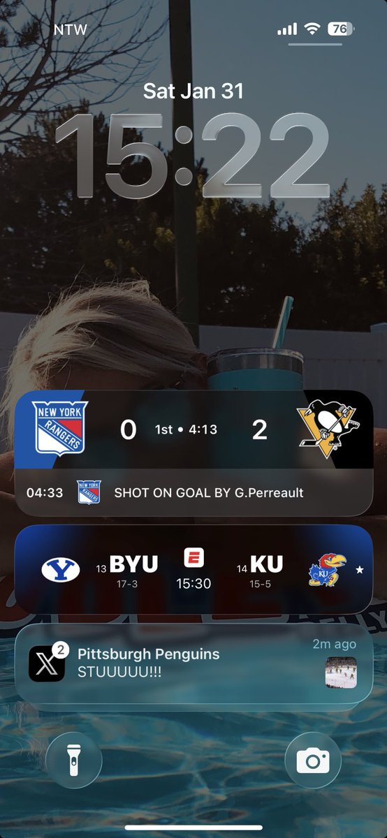 It’s a great sports day! #LetsGoPens #RockChalk