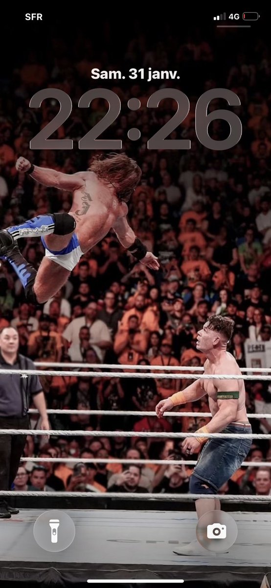 Le Fond d’écran Ultime Pour Rendre Hommage à ses Deux Goat de cette Industrie qui ont pris leur Retraite à la WWE en l’espace de 1 mois à peine #RoyalRumble