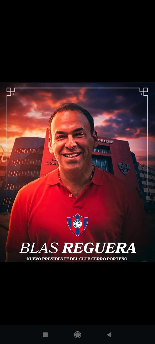 Que te parece el nuevo presidente de <a href="/CCP1912oficial/">Club Cerro Porteño</a>