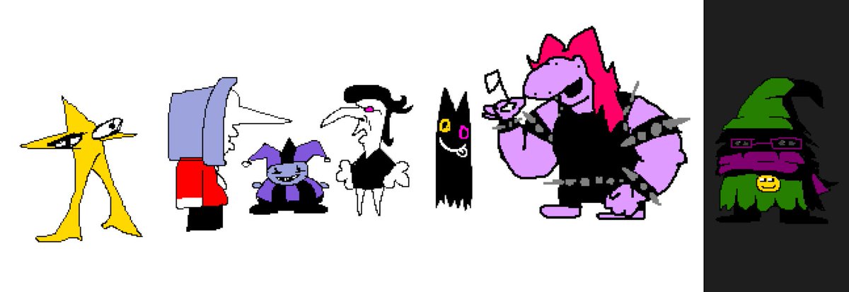 fanart of mother 4 characters that I like