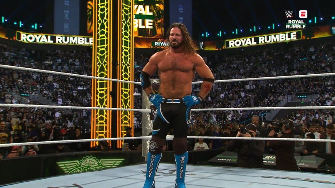 Phenomenal performer.
Phenomenal wrestler.
Phenomenal career.

Thank you, Styles. 💐 | #RoyalRumble