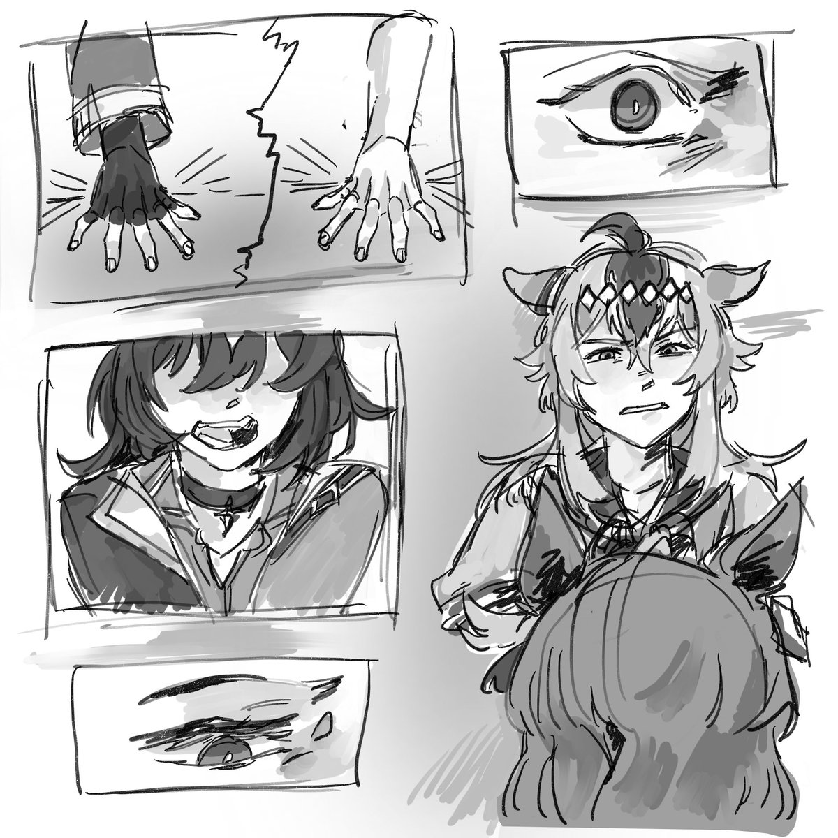 lle_marci's tweet photo. That one Cingrey scene, I wonder if Rudolf thought the behaviour was quite familiar? 

#rdsr and kinda Rudoguri but who knows.. https://t.co/0yM2bzEnRG