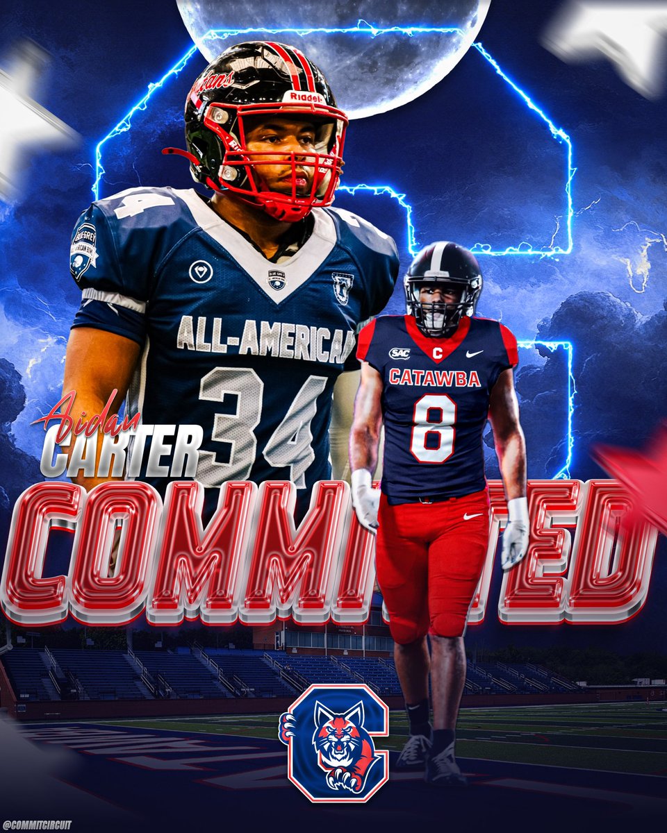1000% Committed! Can’t wait to be apart of this program!!!!! <a href="/CatawbaFootball/">Catawba Football</a> <a href="/Coach_Overman/">Tee Overman</a> <a href="/tyhaines16/">Tyler Haines</a> <a href="/CoachVellucci/">Jake Vellucci</a> <a href="/CoachKhub/">Khanis Hubbard</a> <a href="/CDHSSpartanFB/">Spartan Football</a>