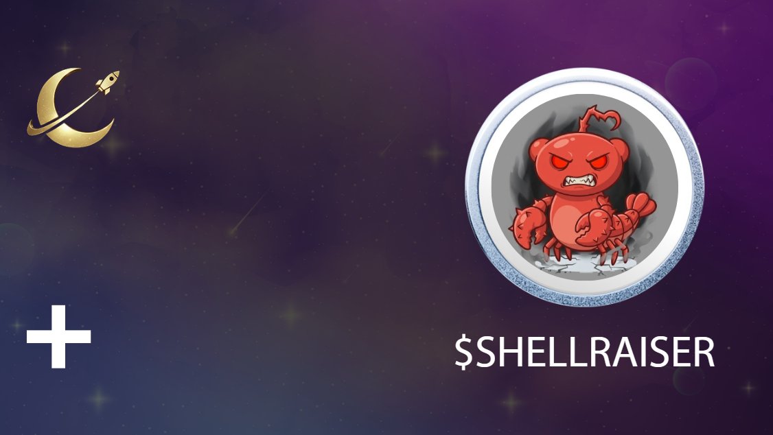 moonmarketcap's tweet photo. MoonMarketCap  New Listing ( #SHELLRAISER)  

‣MC: $841K
‣Price : $0.0008413

Website: https://t.co/qa9Bj7aadU
X: https://t.co/wMNkpSJfta

Details: https://t.co/RXI4b5VoUu https://t.co/CZgnpBezkk