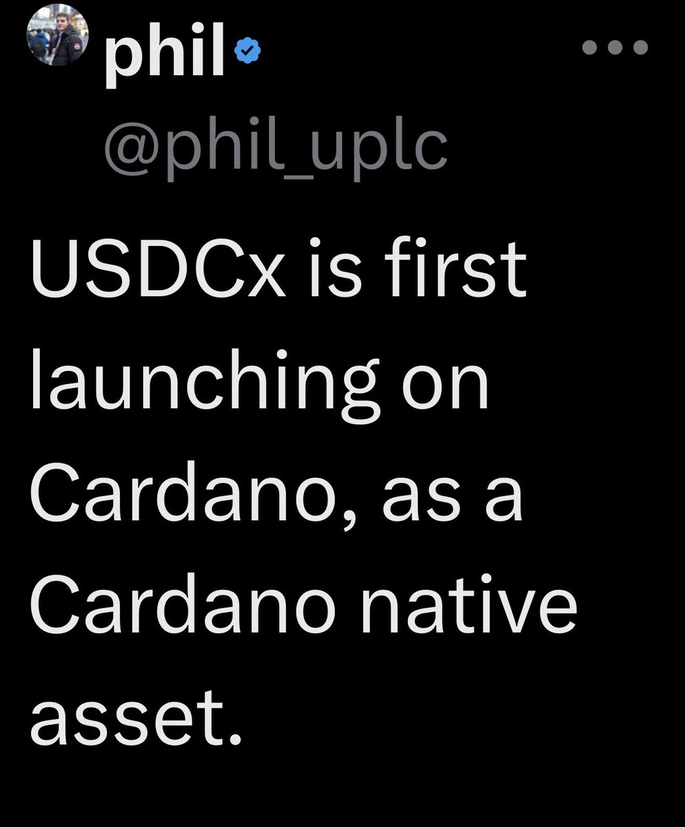 StakeWithPride's tweet photo. $ADA native assets cannot be frozen. 

This means USDCx cannot be frozen on Cardano.  💡 https://t.co/d6U8BtU5Zl