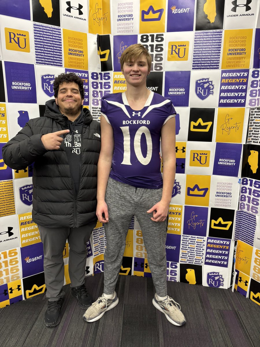 LeoMckibbin's tweet photo. #AGTG After a great visit, I’m blessed and excited to announce that I’ve received an offer from Rockford University! @CoachBentesRU @coach_cal_cal #GoRegents 

@CCHSsaintsFB @AustinCurtis24 @PrepRedzoneIL https://t.co/b32BmVO2Wi