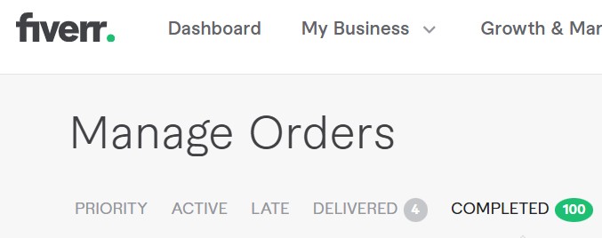 100 orders completed on Fiverr!! #voiceacting