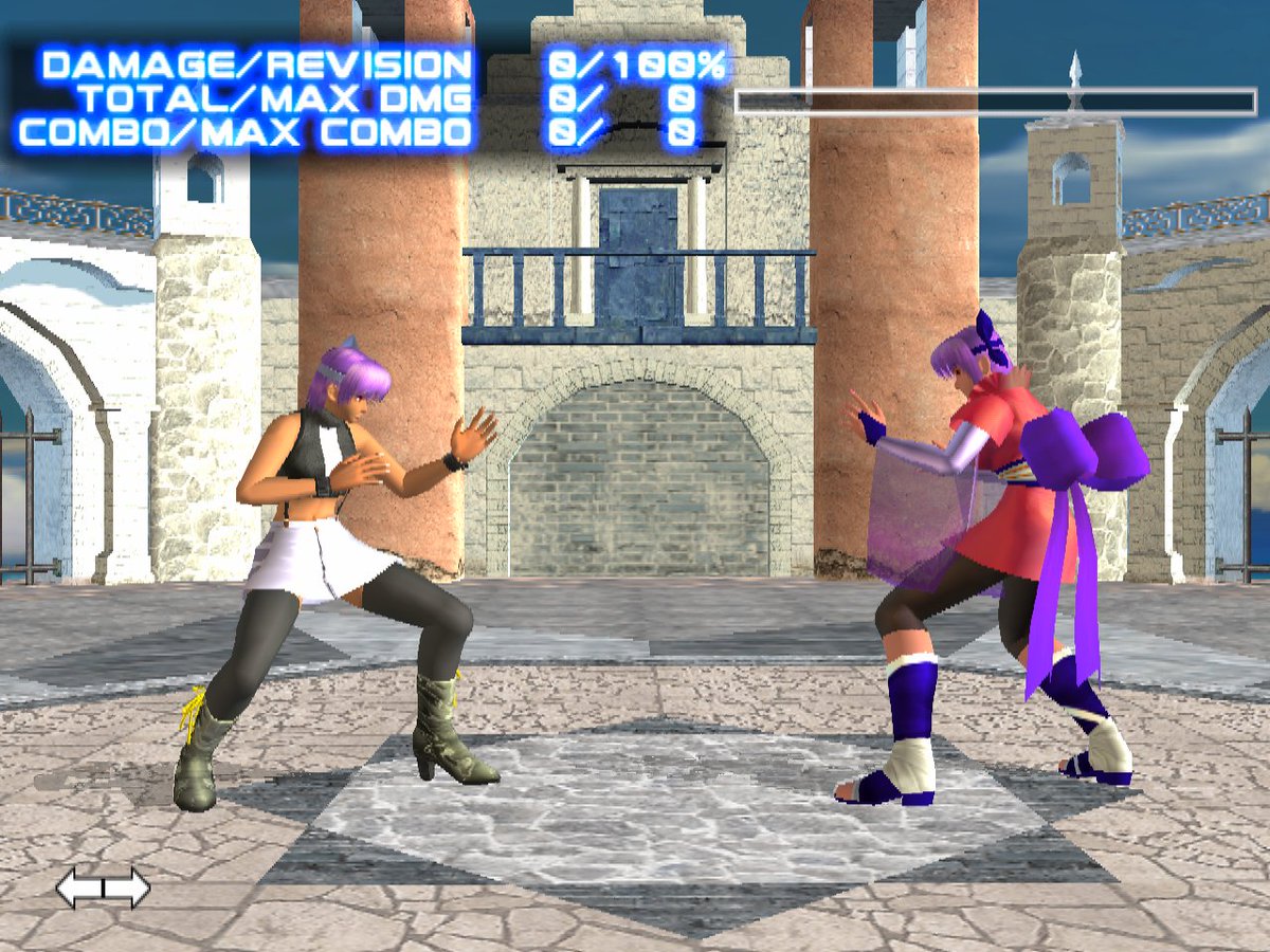 SheikProject's tweet photo. Early version of "The Blanca" from DOA2 Hardcore Sep 8, 2000 prototype https://t.co/BcAm41E6WI