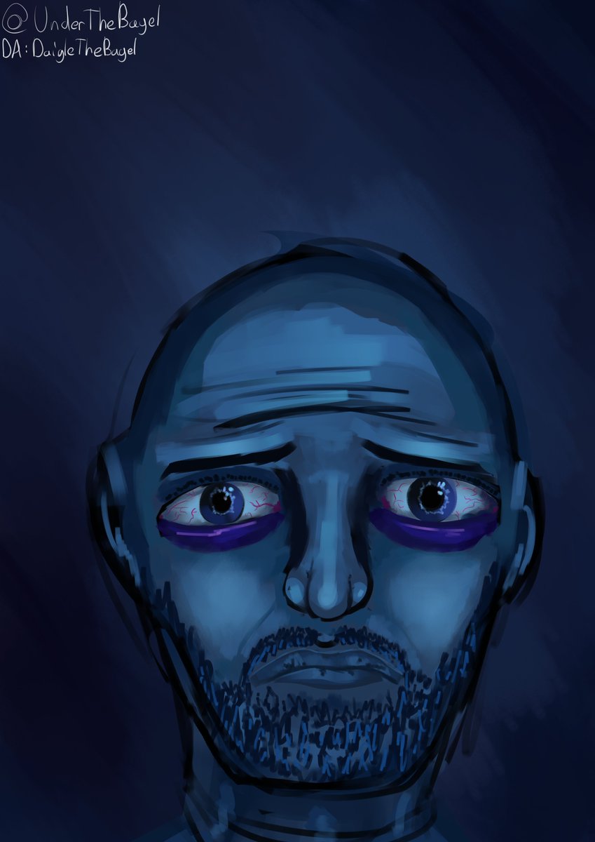 UnderTheBagel's tweet photo. The Blue Man #Face #Art #SFW #Portrait (https://t.co/2Z9vAglle4) https://t.co/ZiqKfk6UCj