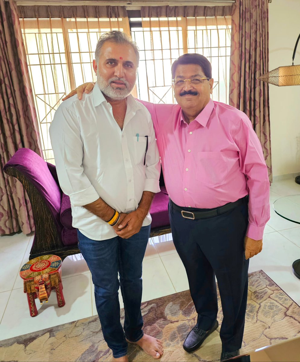 kd_karmur's tweet photo. Director - Corporate Affairs, RIL, RS MP (Andhra Pradesh), President - Gujarat State Football Association; Wildlife Enthusiast.  Many many happy returns of the day to my respected and honorable Shri Parimalbhai Nathwani ji! 💐🎉 I pray to Lord Dwarkadhish to fulfill all your wishes. 🙏 You have made a significant contribution to my life, and I am deeply grateful for that. 🙏💐

@mpparimal