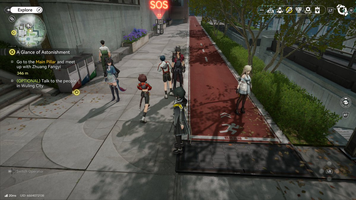 Never thought i'd see Dutch style bike roads in a gacha
Although weird that they're marked for running