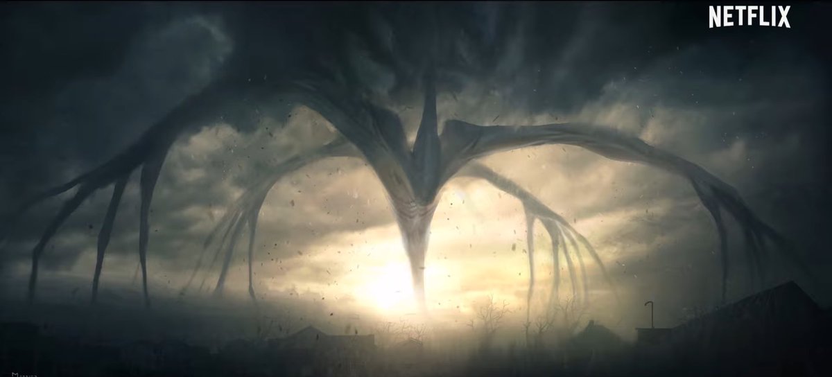 miwiseheart's tweet image. the art concept for the mind flayer is fucking amazing i miss when stranger things was a real show and not a fucking joke