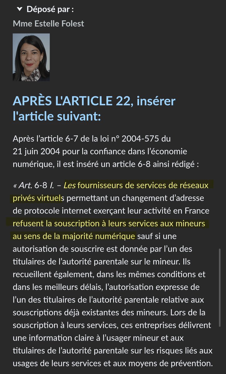 MathieuL1's tweet photo. Heureusement que BFMTV est là pour nous informer, face aux vilains complotistes qui affirment que le gouvernement souhaite interdire les VPN ! 😡

En effet, le gouvernement ne souhaite ABSOLUMENT PAS interdire les VPN dans leur globalité, mais seulement :
1. Les VPN qui permettent de se connecter à l'étranger.
2. Les VPN qui n'imposent pas la connexion via France Connect.

Vous aurez parfaitement le droit d'utiliser France VPN avec vérification automatique de l'identité (Cédric O a déjà investi dans la boîte). 🙏